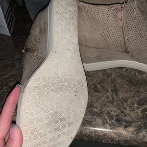 Suede Platform wedges